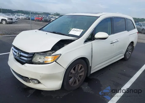 2015 Honda Odyssey Touring/Touring Elite из США, поврежденный, VIN 5FNRL5H94FB010460